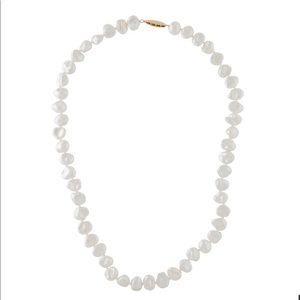 Cultured Baroque Pearl 18 in Necklace w/ 14K gold closure.